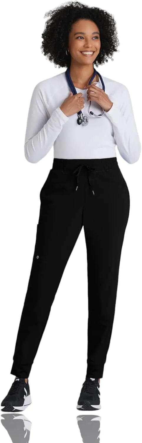 BARCO One Boost Scrub Jogger for Women - Yoga Style Medical Jogger, Mid-Rise, 4-Way Stretch Women's Scrub Pant