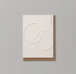 Congratulations Both Card | Luxury Embossed Design | by Kinshipped