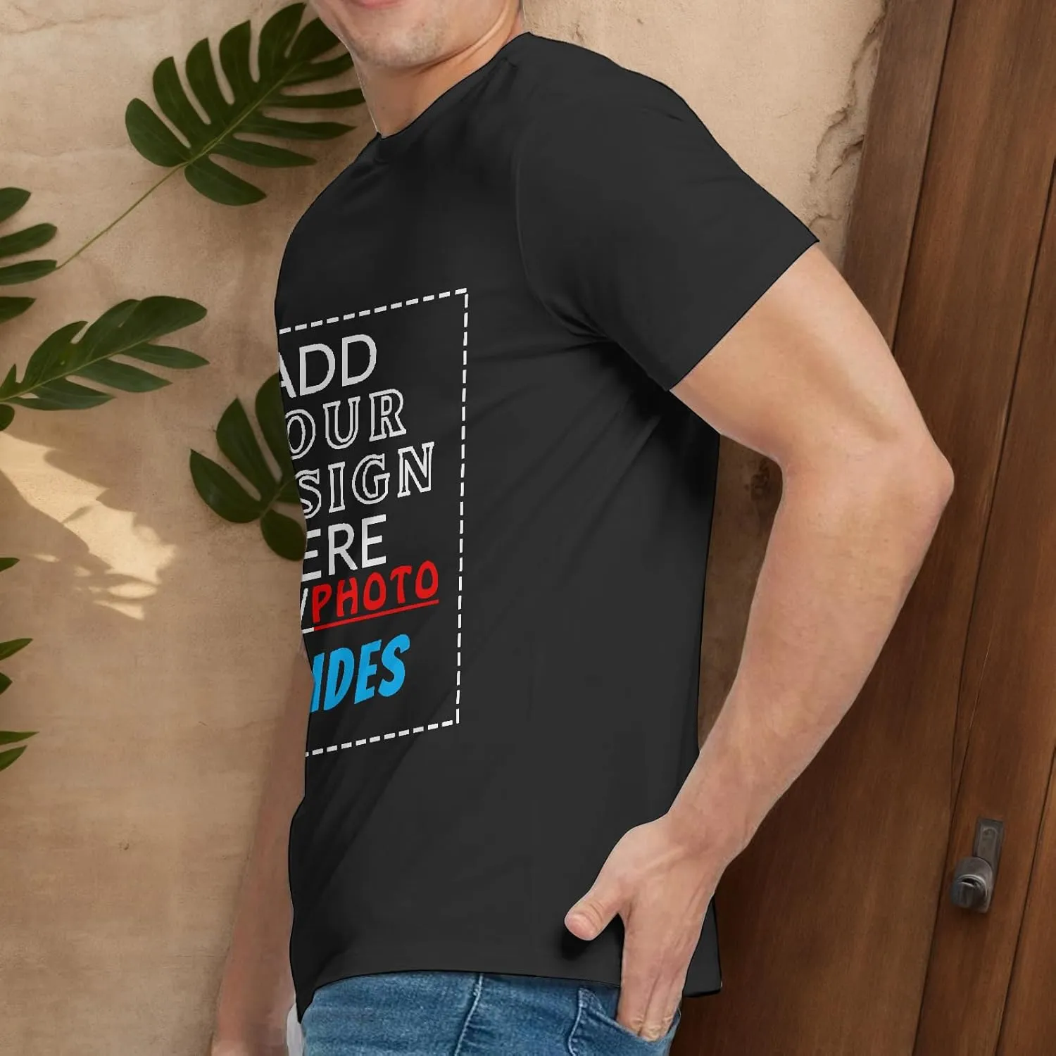 Custom T Shirts for Men Women, Personalized Funny Shirt Design with Your Name Logo Text Print, Design Your Own Shirts