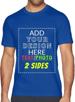 Custom T Shirts for Men Women, Personalized Funny Shirt Design with Your Name Logo Text Print, Design Your Own Shirts