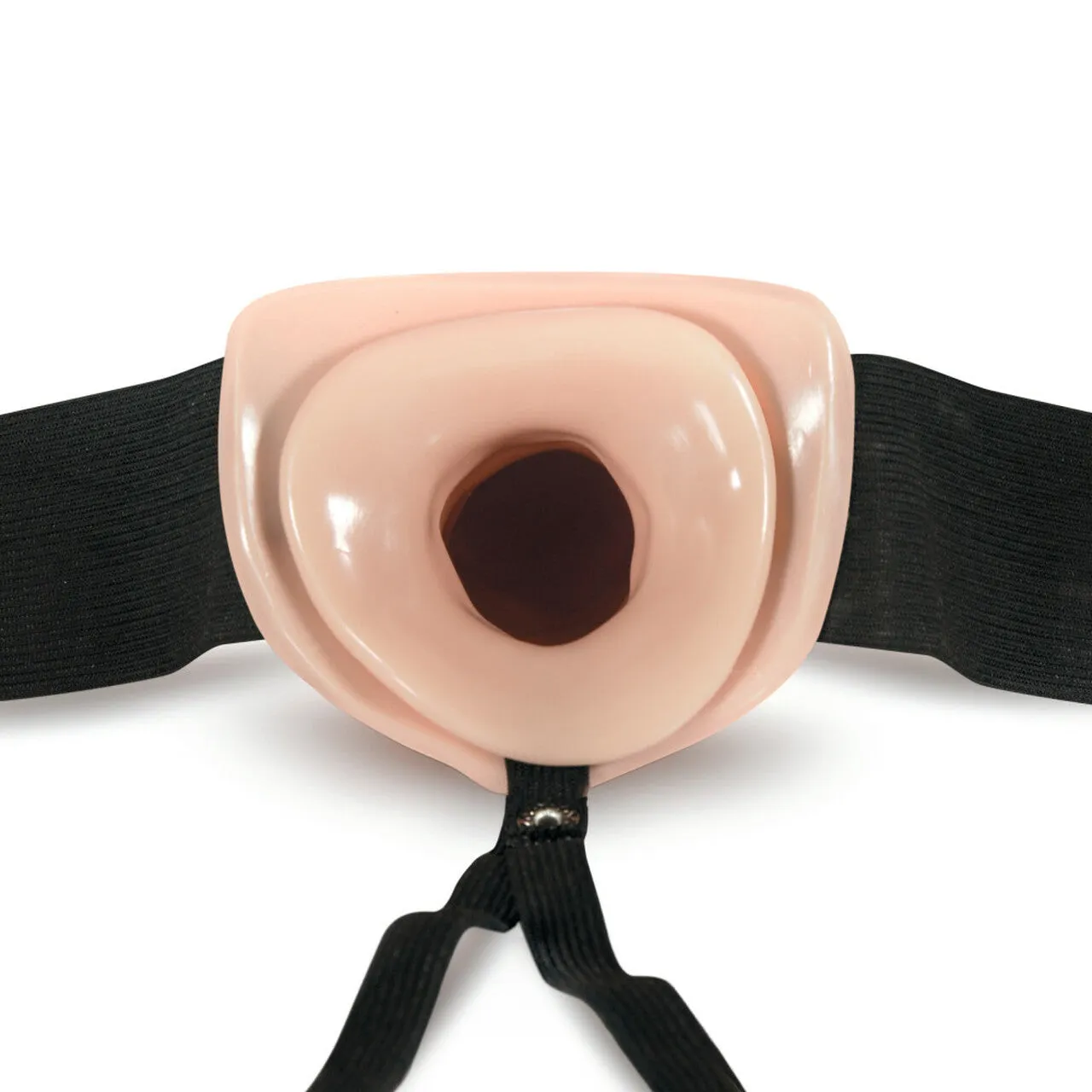 Dr. Skin 7 Inch Hollow Strap On  - Vanilla