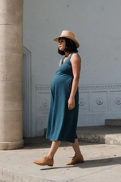 Lakeside Wide Leg Jumpsuit - Rich Teal
