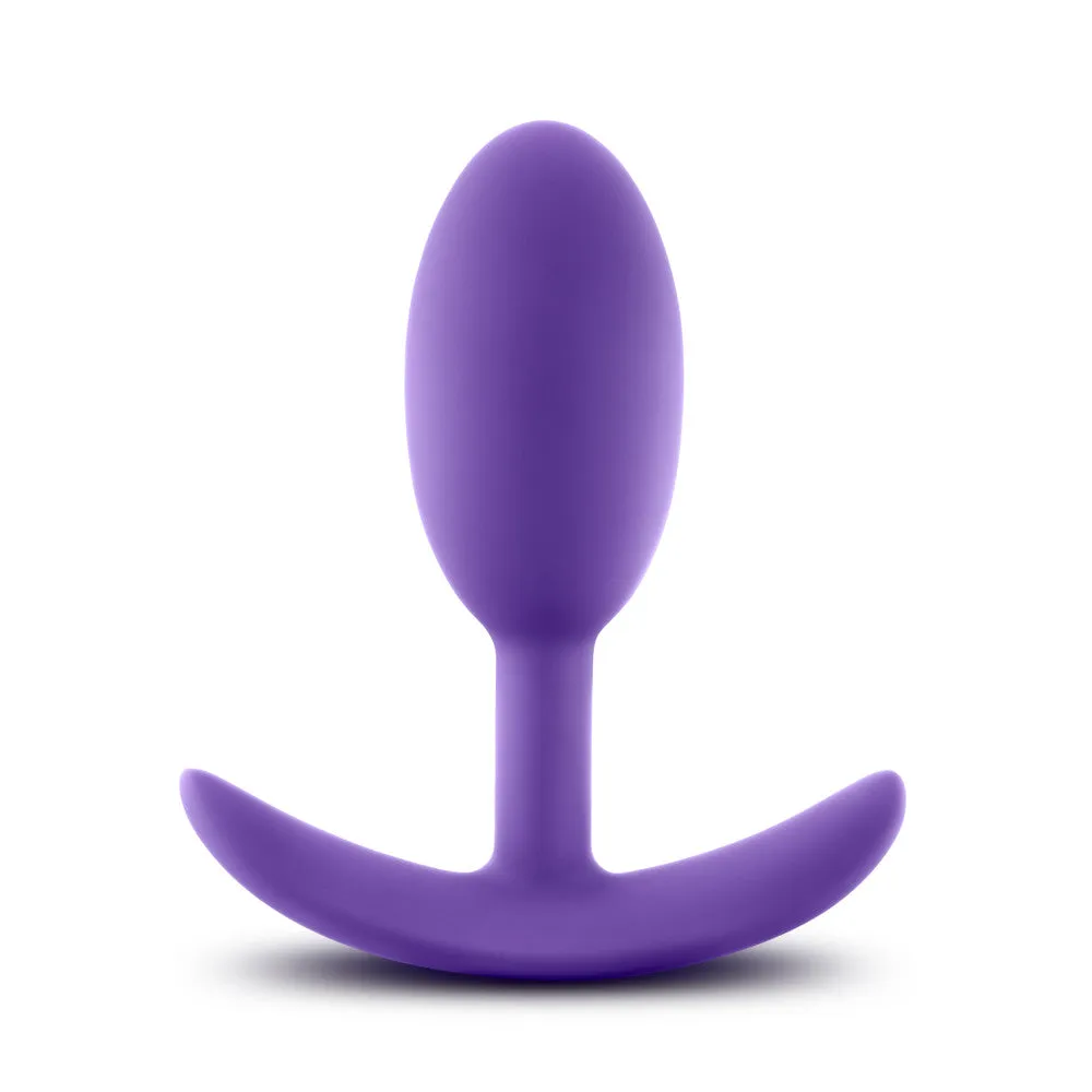 Luxe By Blush® | Wearable Vibra Slim Purple 4-Inch Anal Plug