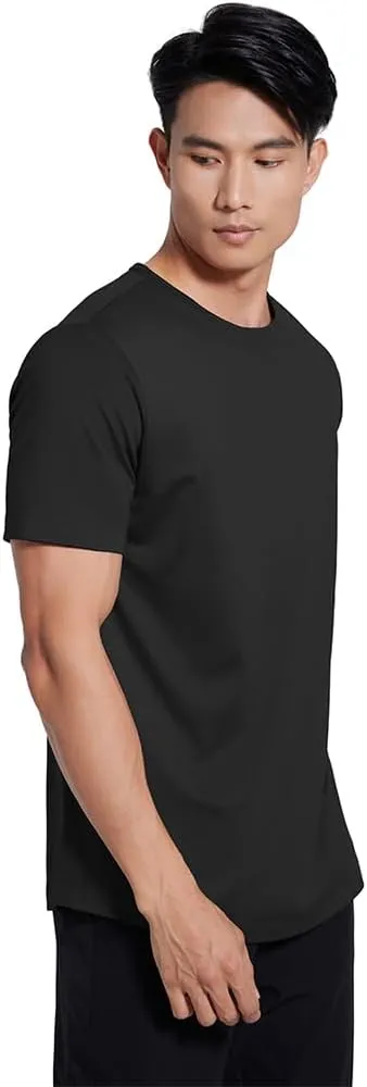 Men's Athletic Short Sleeve T-Shirt - Performance Quick Dry, UPF 50  Sun Protection Lightweight Gym Workout Shirt