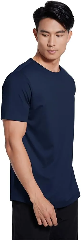 Men's Athletic Short Sleeve T-Shirt - Performance Quick Dry, UPF 50  Sun Protection Lightweight Gym Workout Shirt