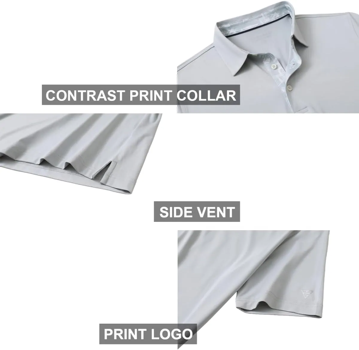 Mens Polo Shirts Short and Long Sleeve Casual Solid Stylish Dry Fit Performance Designed Collared Golf Polo Shirts for Men