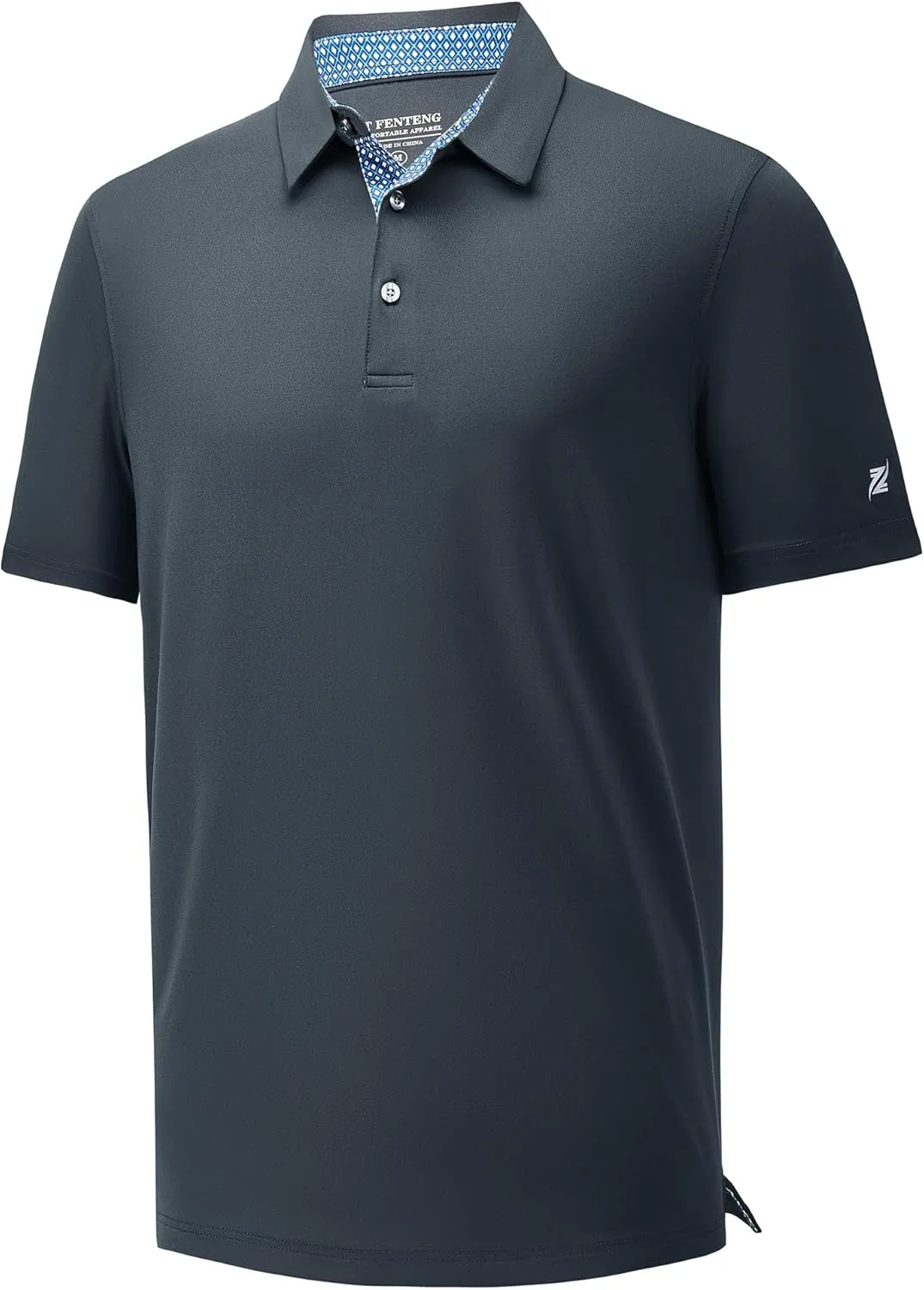 Mens Polo Shirts Short Casual Solid Stylish Dry Fit Performance Designed Collared Golf Polo Shirts for Men