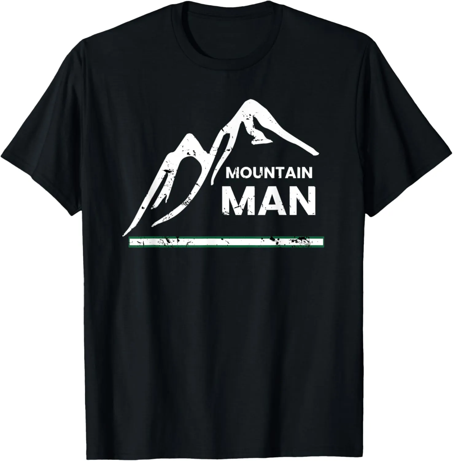 Mountain Man Mountains Design Hiking Lover Camping Outdoors T-Shirt