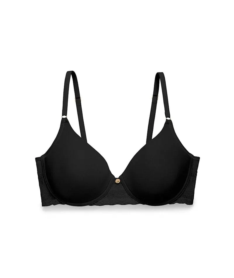 Natori Bliss Perfection Smooth Underwired T-Shirt Bra - Black