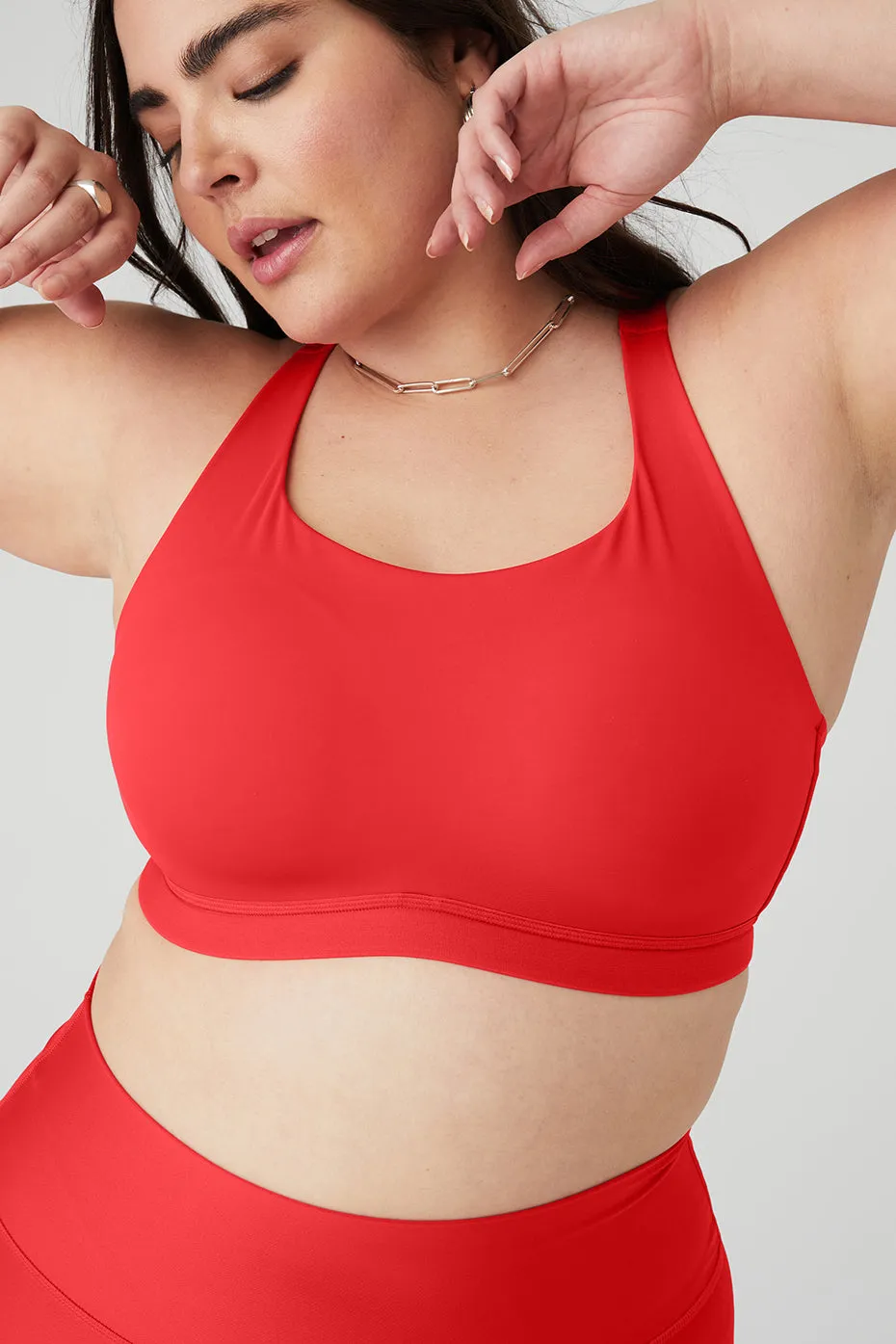 Power Play High Impact Bra - Red Hot Summer