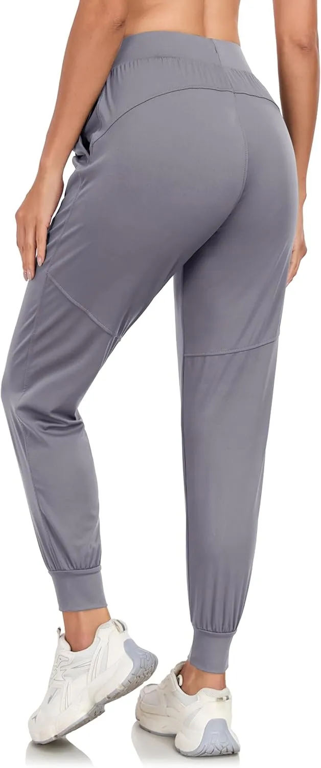 Rapoo 27"/29"/31" Soft, Skin-Friendly, and Highly Elastic Women's Joggers Sweatpants Pants with Pockets