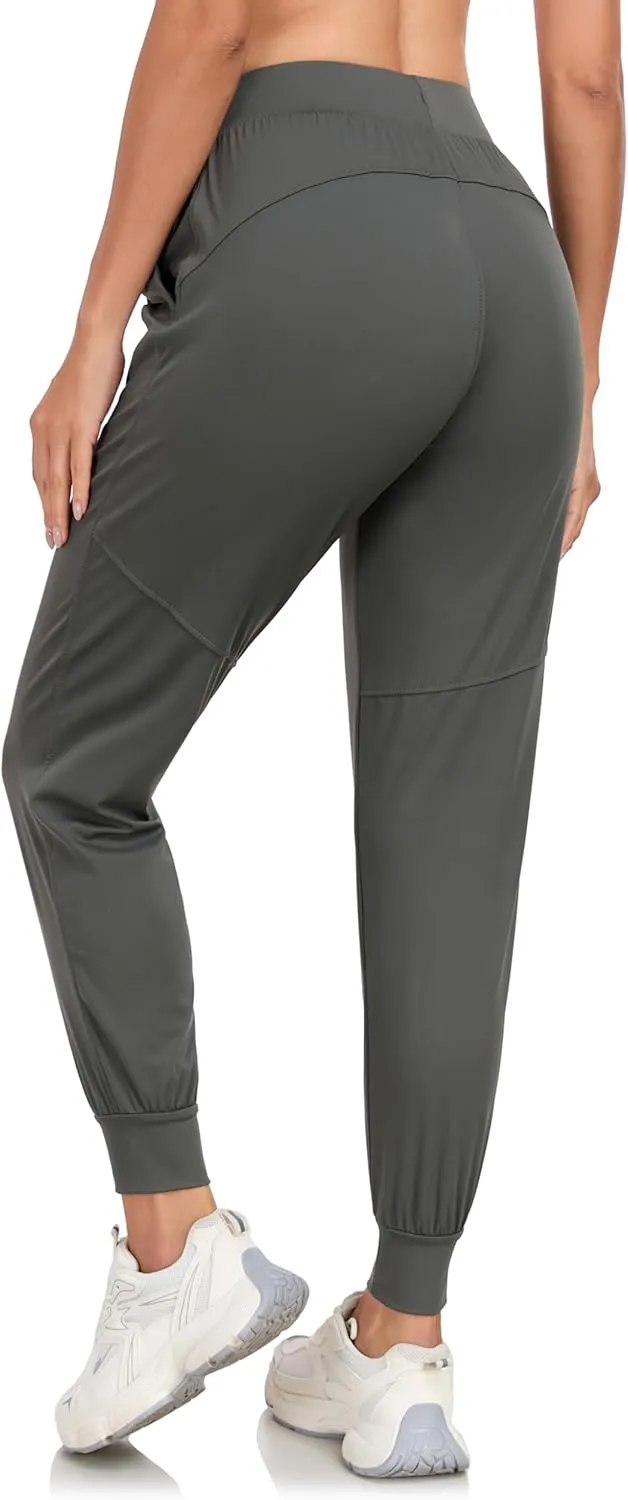 Rapoo 27"/29"/31" Soft, Skin-Friendly, and Highly Elastic Women's Joggers Sweatpants Pants with Pockets