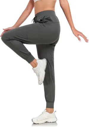 Rapoo 27"/29"/31" Soft, Skin-Friendly, and Highly Elastic Women's Joggers Sweatpants Pants with Pockets