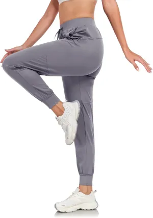 Rapoo 27"/29"/31" Soft, Skin-Friendly, and Highly Elastic Women's Joggers Sweatpants Pants with Pockets