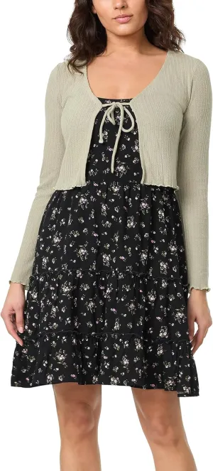 WallFlower womens 2-piece Sweater and Dress Set